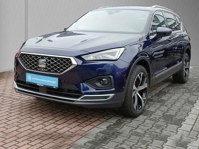 Atlantic blau Gebraucht 2021 Seat Tarraco 4Drive SUV | 34.850 € (Fairer Preis) - Bild 1/4