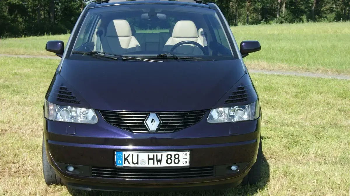 Używany Renault Avantime Expression 207 KM (152 kW) 2002 Purpurowy Minivan
