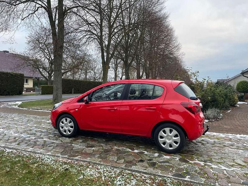 Rot Gebraucht 2018 Opel Corsa Edition Limousine | 8.400 € (Guter Preis) - Bild 1/4
