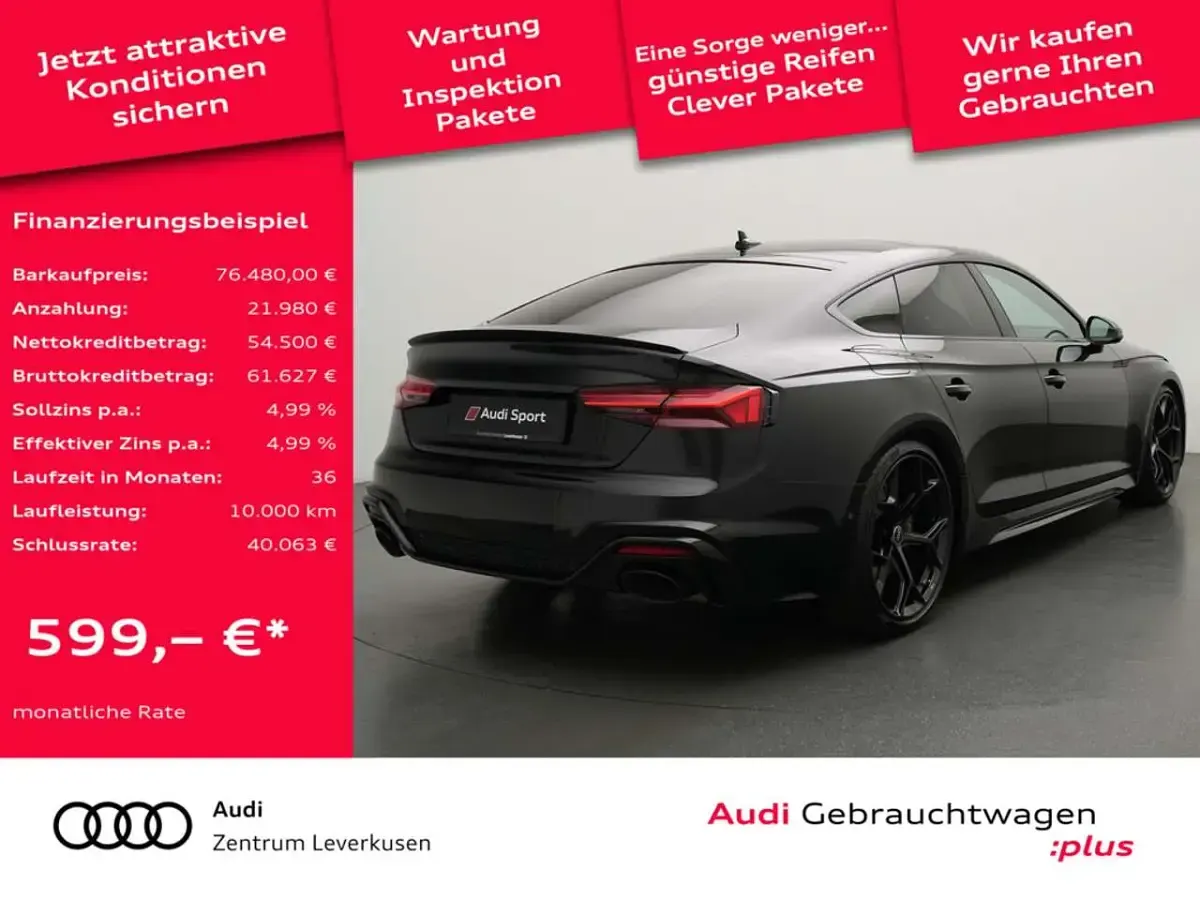 Gebraucht Audi RS5 Sportback Sport 470 PS (345 kW) 2024 Grau Coupé