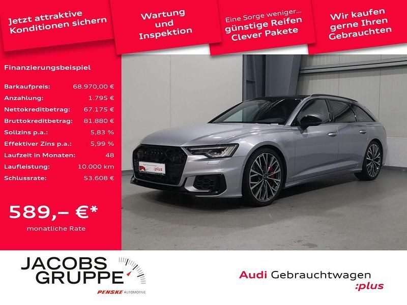 Florettsilber metallic Gebraucht 2024 Audi S6 Ambiente Kombi | 68.970 € (Teuer) - Bild 1/4