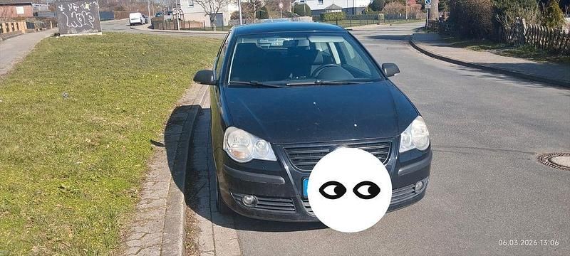 Gebraucht VW Polo Trendline 60 PS (44 kW) 2007 Schwarz Kleinwagen