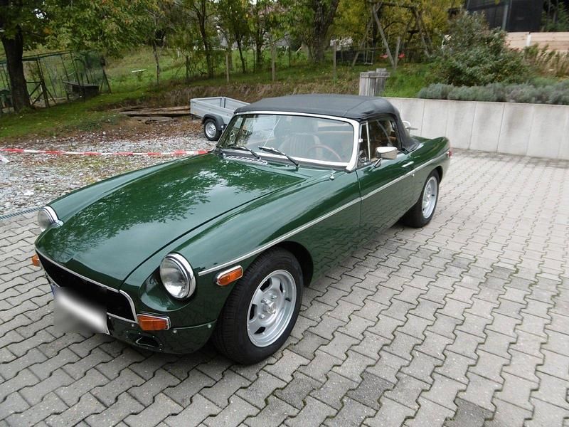Second-hand MG B 95 CP (69 kW) 1973 Verde Cabrio