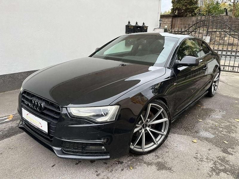 Schwarz Gebraucht 2014 Audi A5 S-Line Coupé | 9.555 € (Superpreis) - Bild 1/4