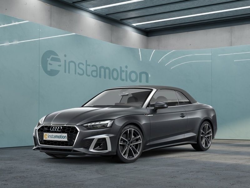 Grau Gebraucht 2021 Audi A5 Cabriolet Sport Cabrio | 44.790 € (Etwas zu teuer) - Bild 1/3