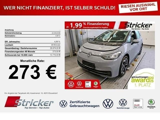 Gebraucht VW ID.3 Pro 150 kW (204 PS) 2021 Grau Kleinwagen