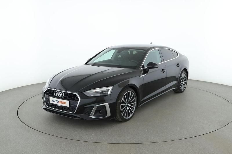 Schwarz Gebraucht 2020 Audi A5 Sportback S-Line Limousine | 30.310 € (Fairer Preis) - Bild 1/3