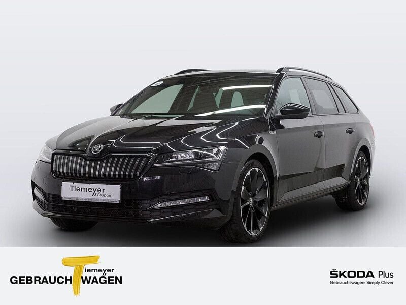 Schwarz Gebraucht 2020 Skoda Superb SportLine Kombi | 28.070 € (Fairer Preis) - Bild 1/4