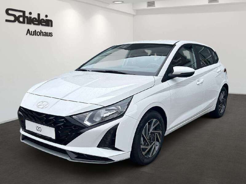 Atlas white / sol Neu 2024 Hyundai i20 Trend Kleinwagen | 19.950 € (Fairer Preis) - Bild 1/4
