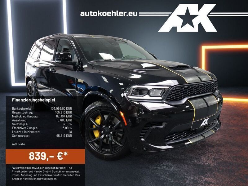 Schwarz Neu 2024 Dodge Durango SUV | 103.999 € - Bild 1/4