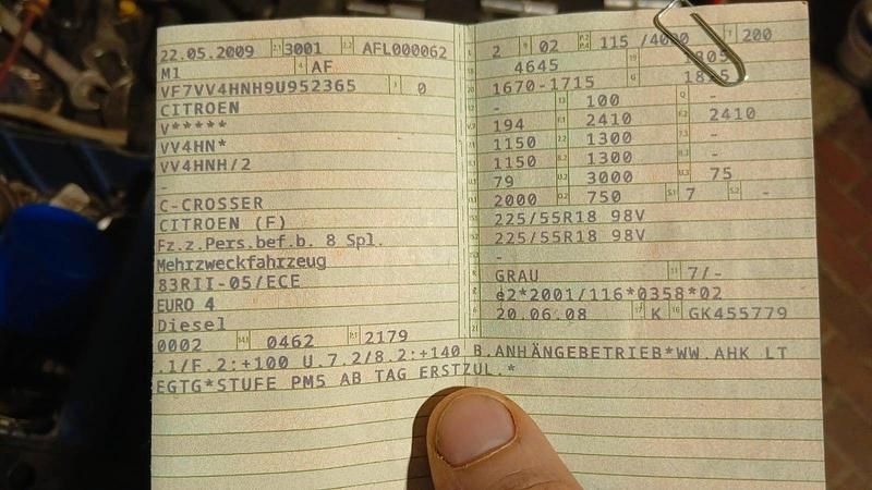 Gebraucht Citroën C-Crosser Exclusive 156 PS (114 kW) 2008 Grau SUV