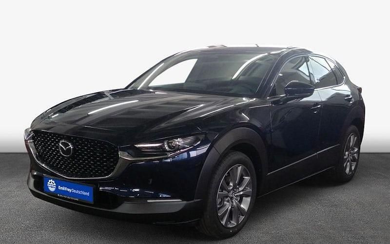 Blau Neu 2025 Mazda CX-30 Exclusive-Line SUV | 29.990 € - Bild 1/4
