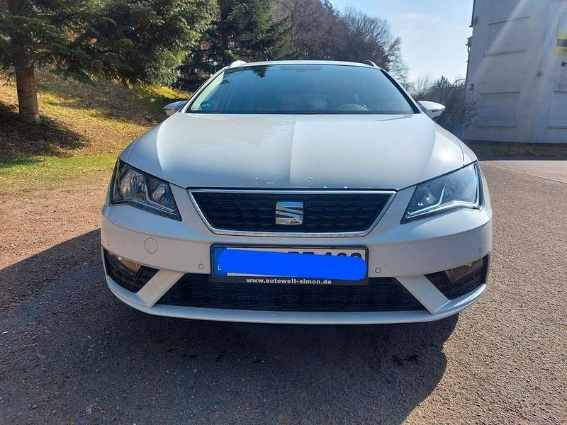 Usata Seat Leon ST Reference 110 CV (80 kW) 2018 Bianco Station wagon
