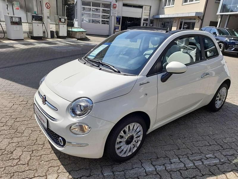 Gelato weiß Gebraucht 2022 Fiat 500C Dolcevita Cabrio | 19.990 € - Bild 1/4