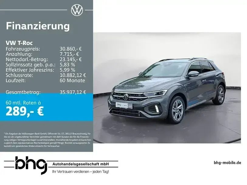 Gebraucht VW T-Roc R-line 150 PS (110 kW) 2025 SUV