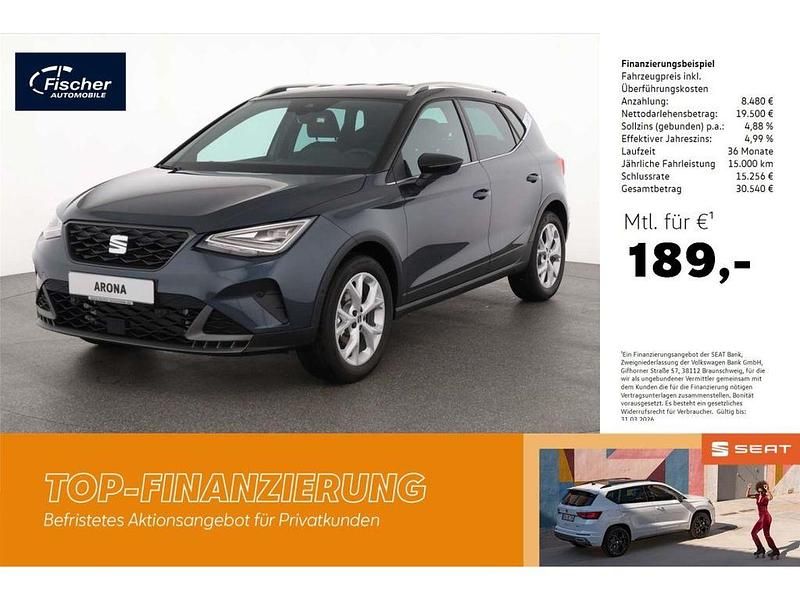 Grau Neu 2025 Seat Arona FR SUV | 27.980 € (Etwas zu teuer) - Bild 1/4
