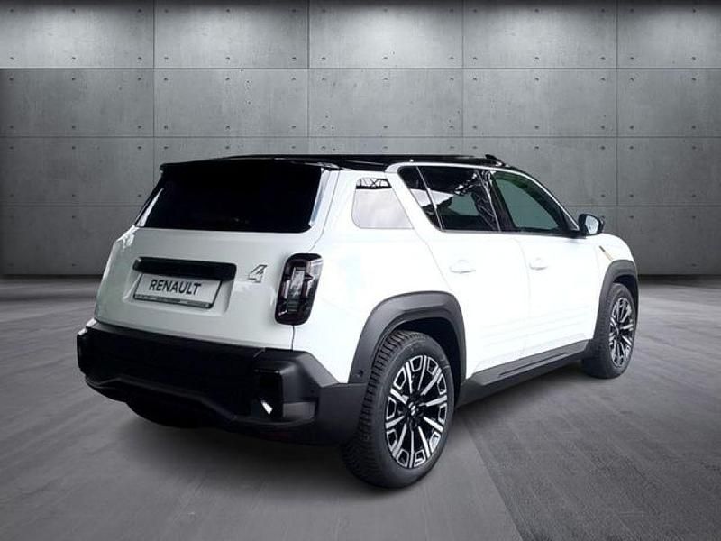 Gebraucht Renault 4 E-Tech Iconic 110 kW (150 PS) 2025 Arktis weiss + black pearlschwa (metallic) SUV