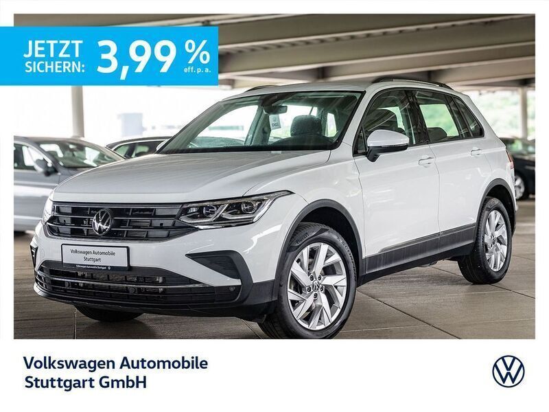 Pure white Gebraucht 2023 VW Tiguan Life SUV | 35.930 € (Fairer Preis) - Bild 1/4