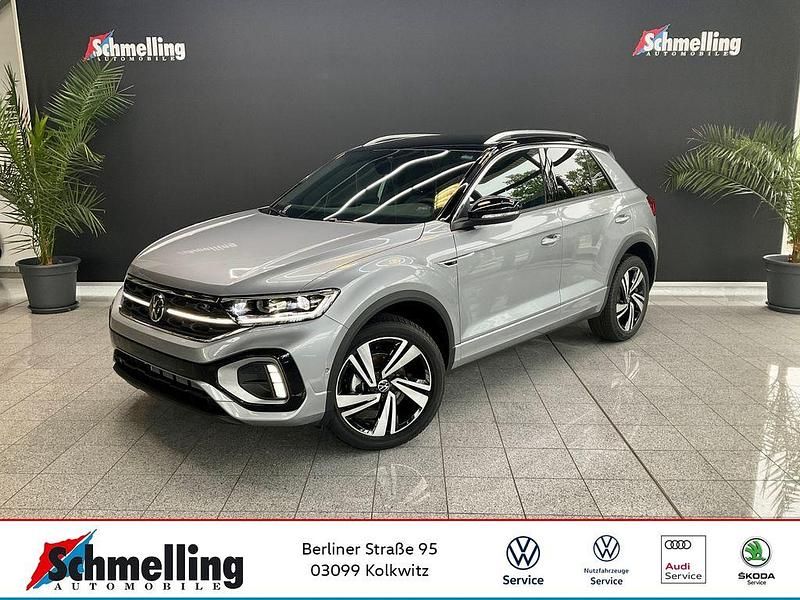 Pyritsilber metallic Gebraucht 2024 VW T-Roc R-line SUV | 35.900 € (Teuer) - Bild 1/4