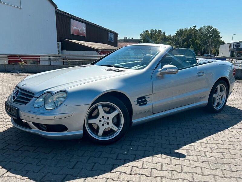 Silber Gebraucht 2002 Mercedes SL500 AMG Cabrio | 17.999 € (Superpreis) - Bild 1/2