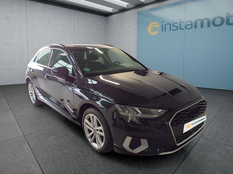 Schwarz Gebraucht 2020 Audi A3 Sportback Kleinwagen | 23.599 € (Fairer Preis) - Bild 1/4