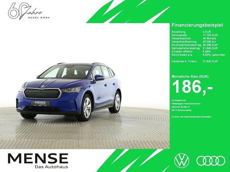 Energyblau Gebraucht 2023 Skoda Enyaq iV Loft SUV | 21.845 € (Superpreis) - Bild 1/4