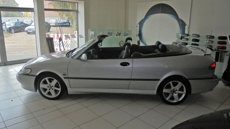 Silber metallic Gebraucht 2002 Saab 9-3 Cabriolet Aero Cabrio | 13.300 € - Bild 1/4