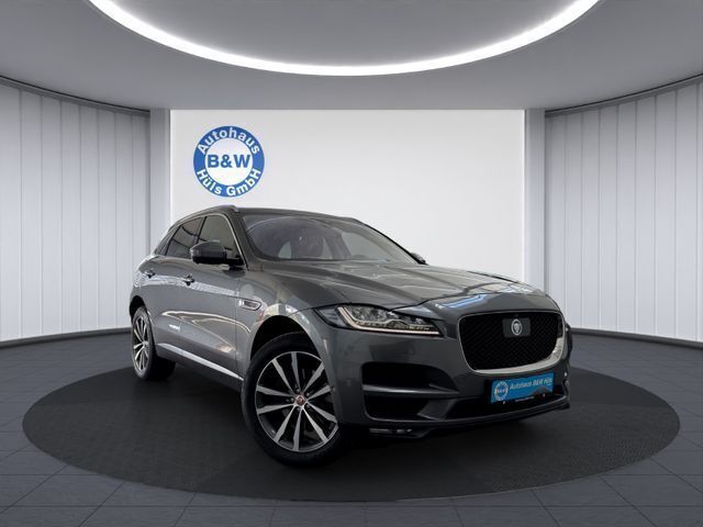 Grau Gebraucht 2017 Jaguar F-Pace Portfolio SUV | 22.499 € (Fairer Preis) - Bild 1/4