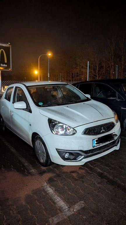 Gebraucht Mitsubishi Space Star 71 PS (52 kW) 2019 Weiß Kleinwagen