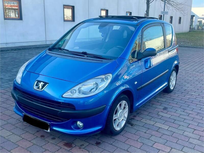 Blau Gebraucht 2005 Peugeot 1007 Kleinwagen | 800 € - Bild 1/4