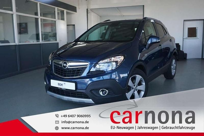 Nacht blau met Gebraucht 2016 Opel Mokka Edition SUV | 11.975 € (Etwas zu teuer) - Bild 1/4