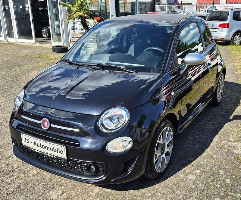 Vesuvio schwarz Gebraucht 2019 Fiat 500 Rockstar Cabrio | 12.440 € (Etwas zu teuer) - Bild 1/4