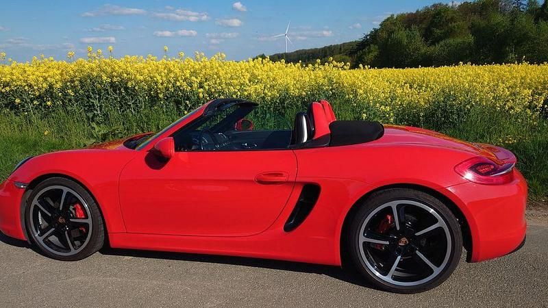 Rot Gebraucht 2013 Porsche Boxster Cabrio | 47.500 € (Fairer Preis) - Bild 1/4