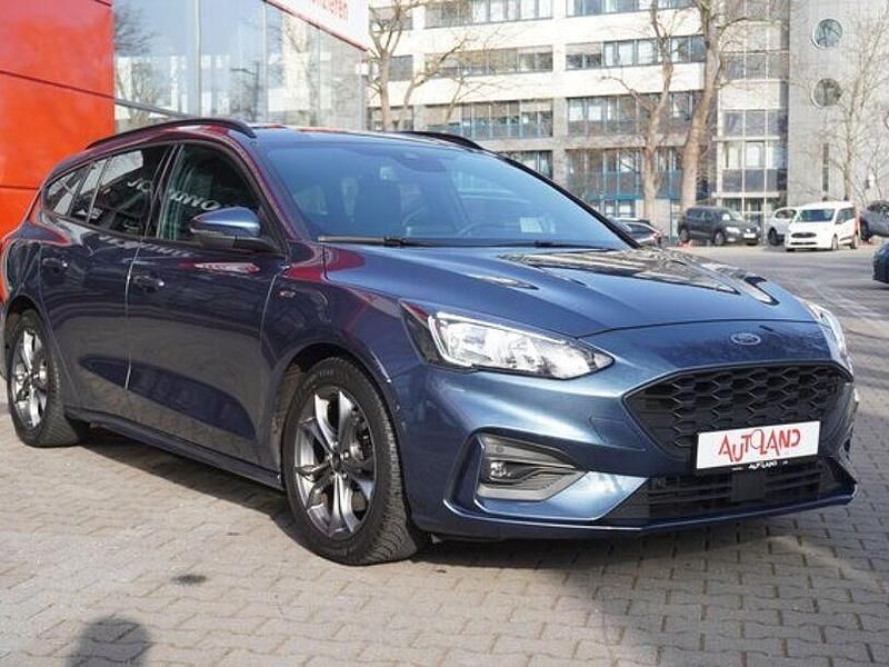 Gebraucht Ford Focus ST-Line 125 PS (91 kW) 2019 Blau Kombi