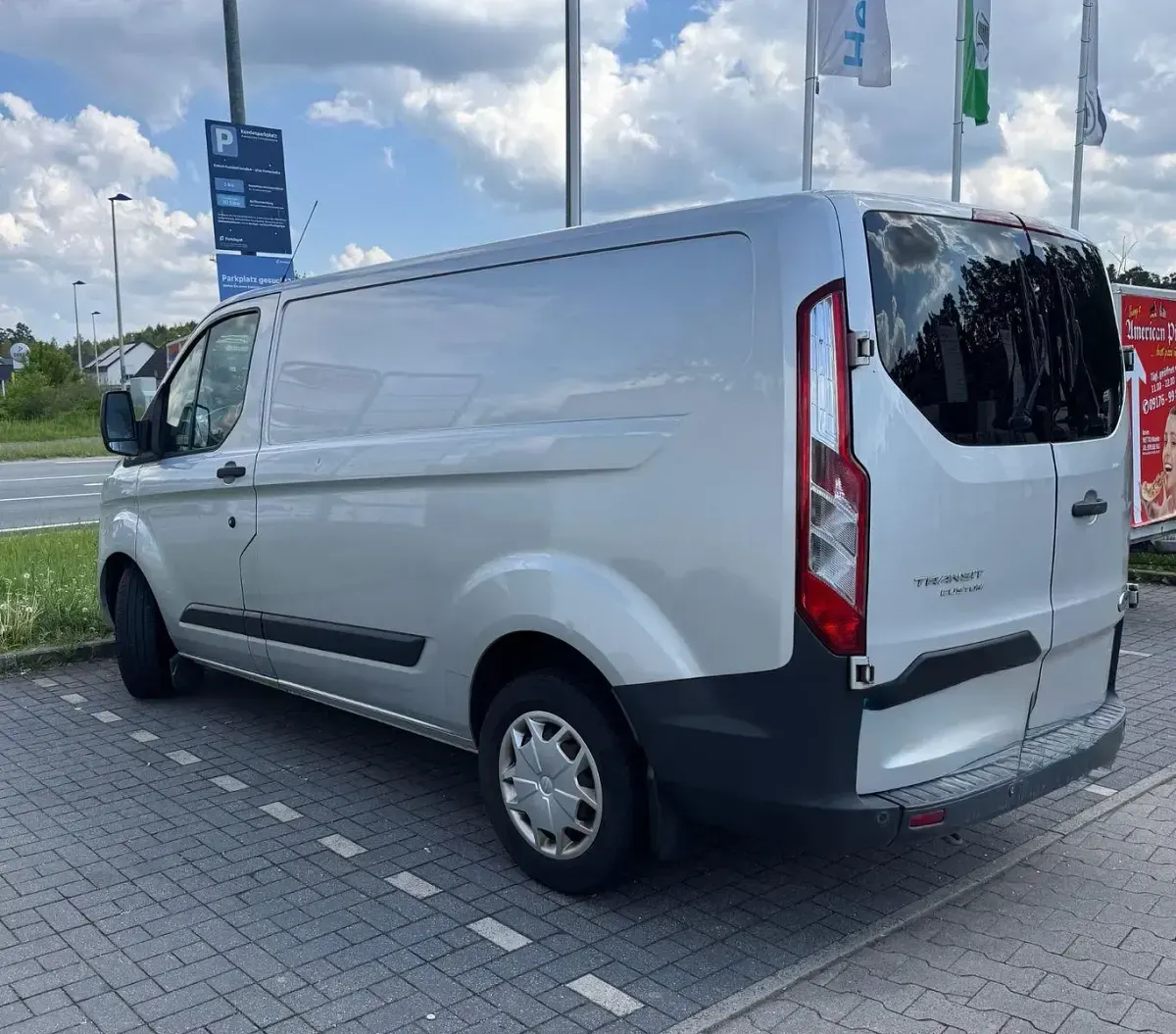 Gebraucht Ford Transit Custom 170 PS (125 kW) 2017 Silber Van / Kleinbus