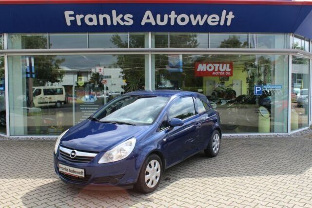 Gebraucht Opel Corsa Edition 80 PS (58 kW) 2008 Blau metallic Kleinwagen