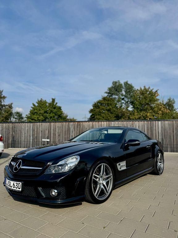 Schwarz Gebraucht 2009 Mercedes SL63 AMG AMG Cabrio | 62.900 € (Etwas zu teuer) - Bild 1/4