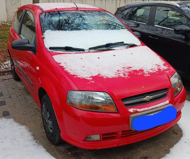 Rot Gebraucht 2006 Chevrolet Kalos Kleinwagen | 350 € (Superpreis) - Bild 1/4