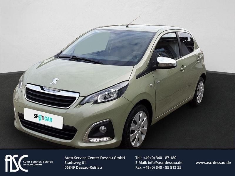 Gebraucht Peugeot 108 Style 72 PS (52 kW) 2021 Metfa smooth green Kleinwagen