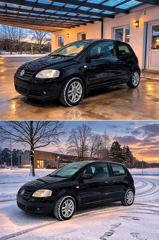 Gebraucht VW Fox 75 PS (55 kW) 2006 Schwarz Kleinwagen