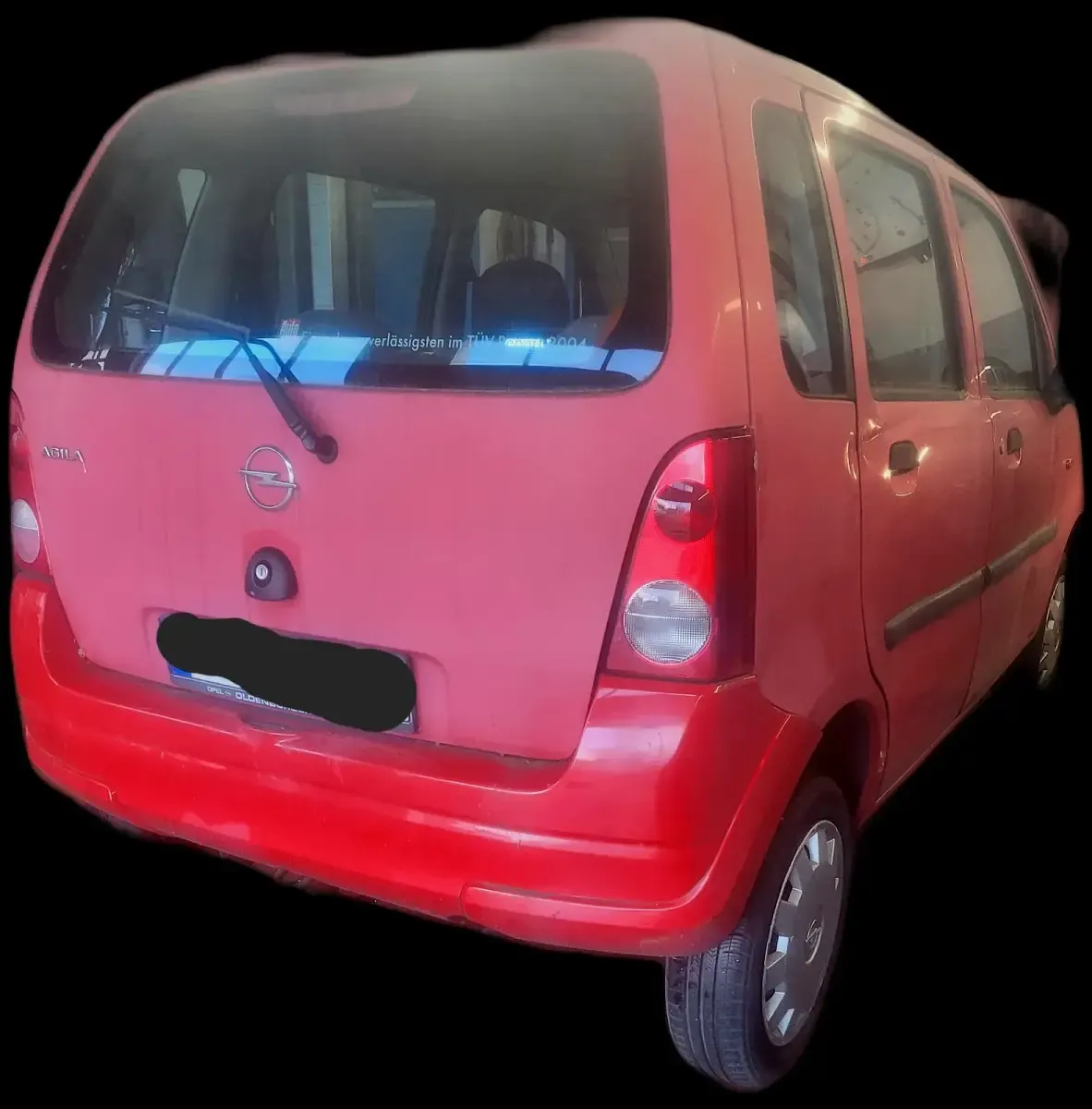 Gebraucht Opel Agila 60 PS (44 kW) 2005 Rot Van / Kleinbus