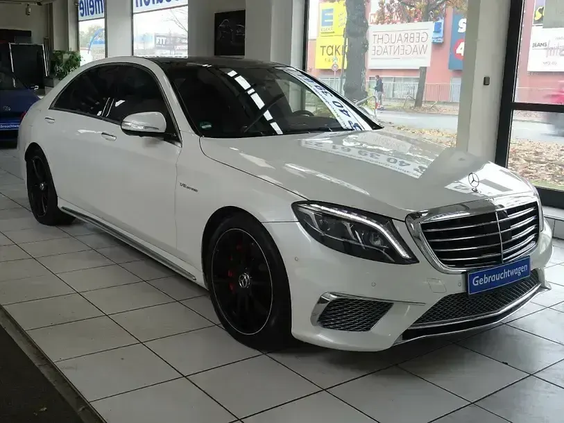 Gebraucht Mercedes S63 AMG AMG 585 PS (430 kW) 2015 Diamantweiss pereffekt Limousine