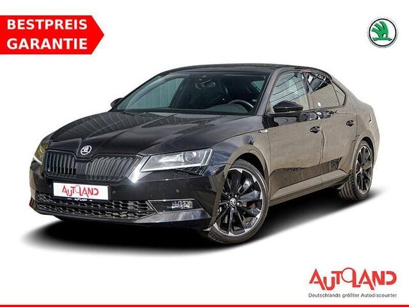 Schwarz Gebraucht 2019 Skoda Superb SportLine Limousine | 26.990 € (Superpreis) - Bild 1/4