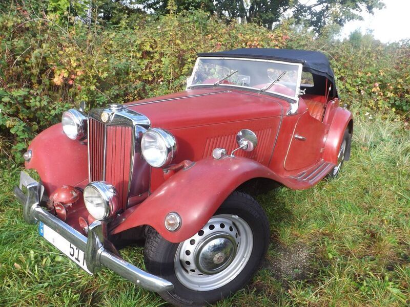 Gebraucht MG TD 56 PS (41 kW) 1951 Rot Cabrio
