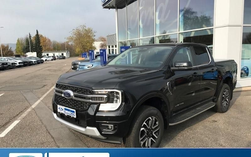 Obsidianschwarz metallic Gebraucht 2024 Ford Ranger Limited Abholung | 46.590 € (Etwas zu teuer) - Bild 1/4