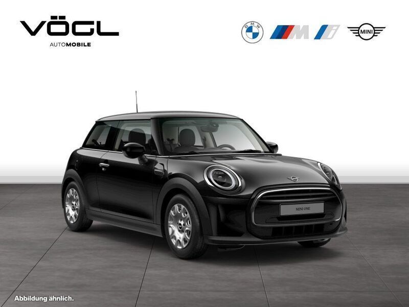 Schwarz Gebraucht 2022 Mini ONE Hatch Kleinwagen | 16.590 € - Bild 1/4