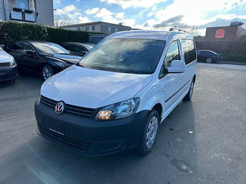 Weiß Gebraucht 2014 VW Caddy Maxi Trendline Van / Kleinbus | 6.990 € (Superpreis) - Bild 1/4