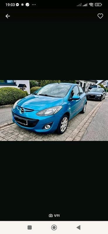 Blau Gebraucht 2011 Mazda 2 Kleinwagen | 2.700 € (Fairer Preis) - Bild 1/4