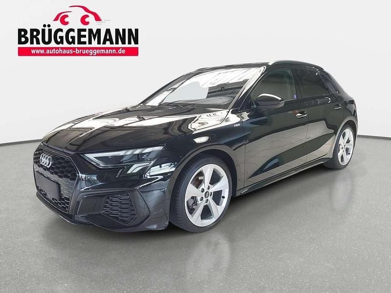 Schwarz Gebraucht 2024 Audi A3 Sportback S-Line Limousine | 31.490 € (Superpreis) - Bild 1/4