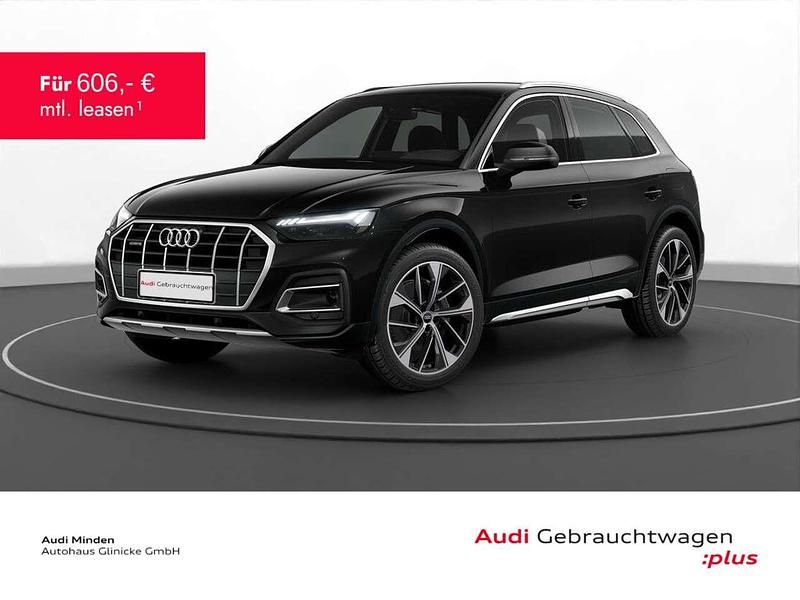 Schwarz (mythosschwarz metallic) Gebraucht 2024 Audi Q5 Advanced SUV | 51.881 € (Teuer) - Bild 1/3